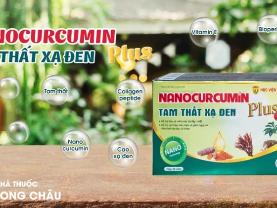 Nano Curcumin - Tam thất Xạ đen - Hỗ trợ điều trị Ung thư