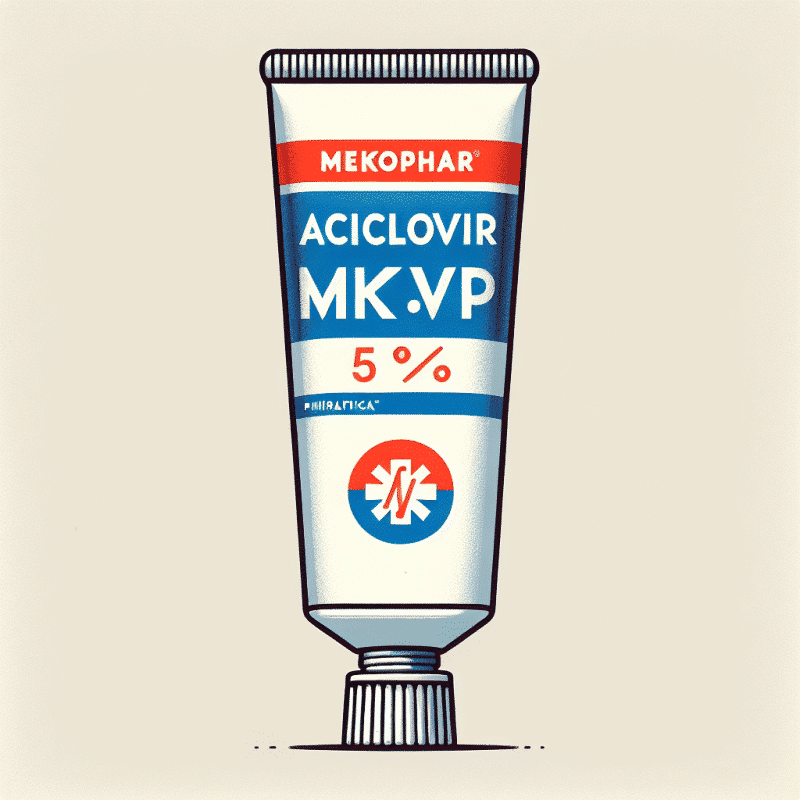 Aciclovir MKP 5% - Mekophar