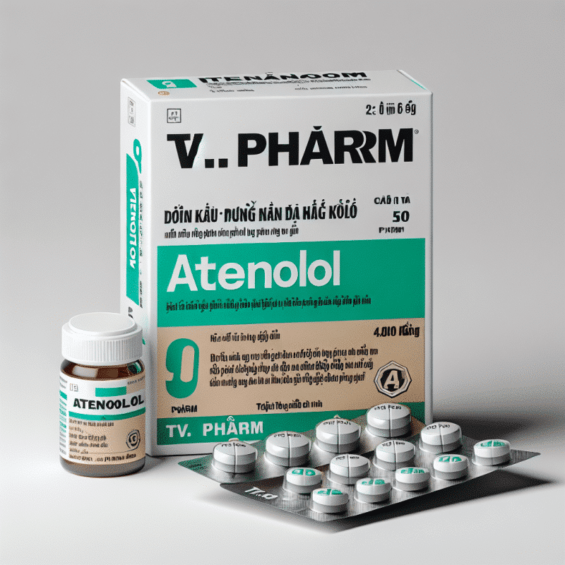 Atenolol - Dược phẩm TV. Pharm, Việt Nam