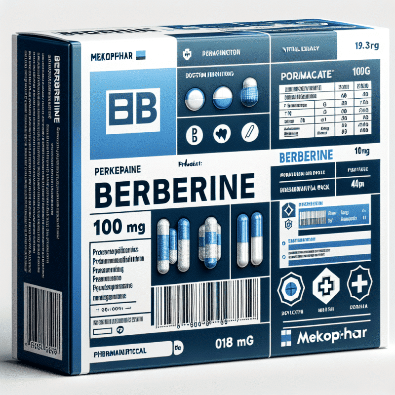 Berberine 100mg - Mekophar