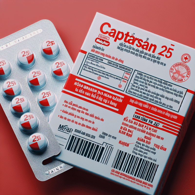 Captarsan 25 - Mekophar
