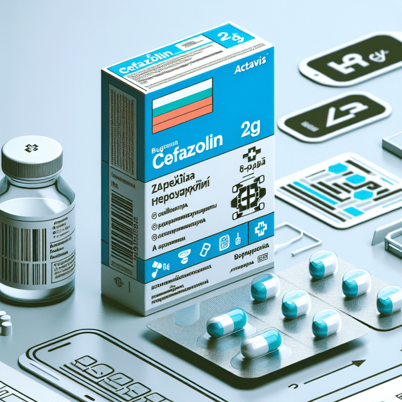 Cefazolin Actavis 2g - Bulgaria