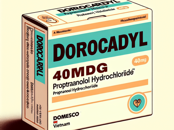 Dorocardyl 40mg (Propranolol hydroclorid) - Domesco, Việt Nam