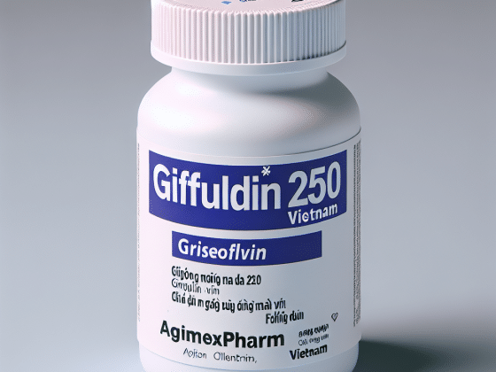 Gifuldin 250 (Griseofulvin) - Agimexpharm, VIỆT NAM