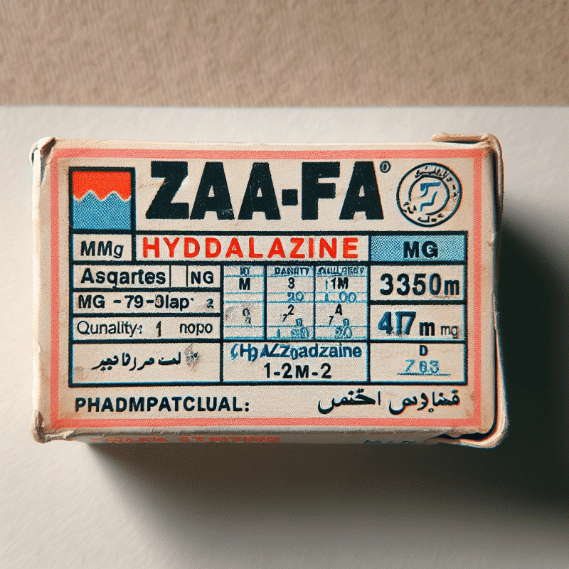 Hydralazine - ZaFa, Pakistan