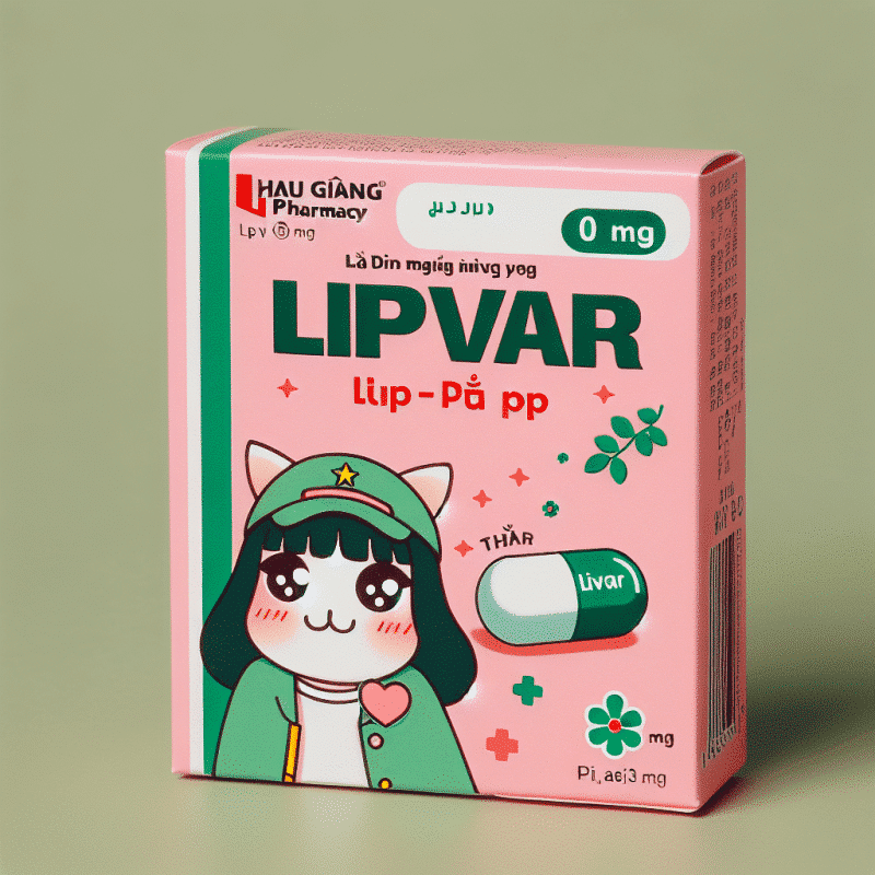 Lipvar 10 mg – Dược Hậu Giang