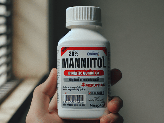 Manitol 20% - Thuốc lợi tiểu, Mekophar Việt Nam
