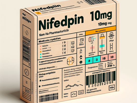 Nifedipin 10mg - Dược Phẩm Nam Hà