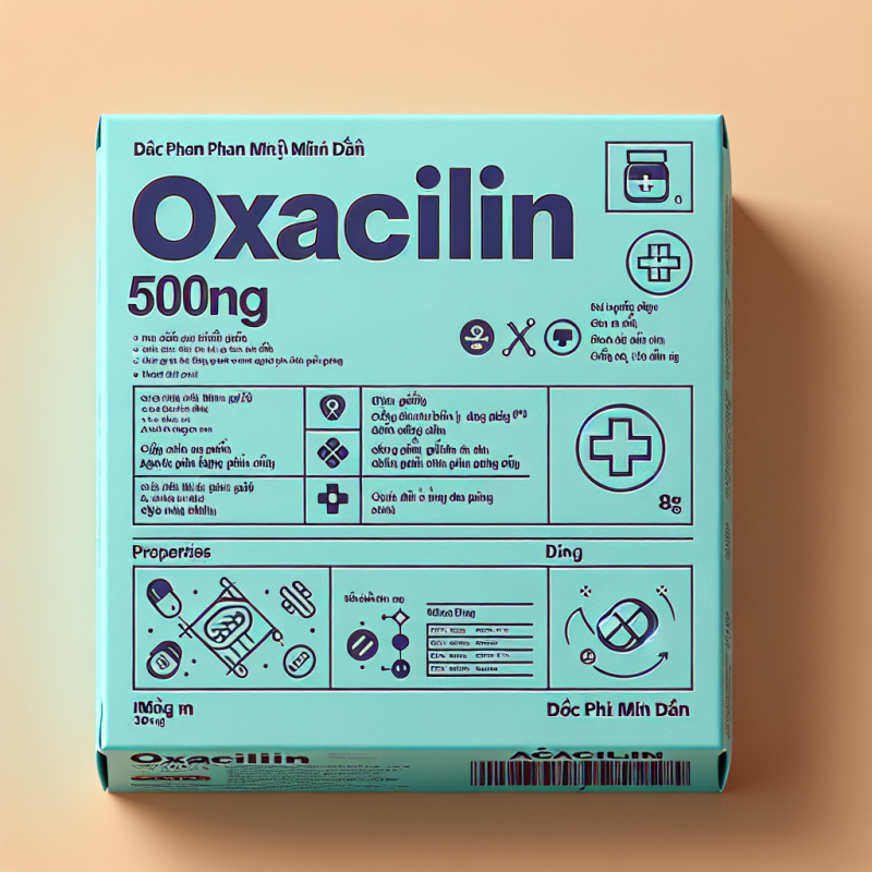 Oxacilin 500mg - Dược phẩm Minh Dân