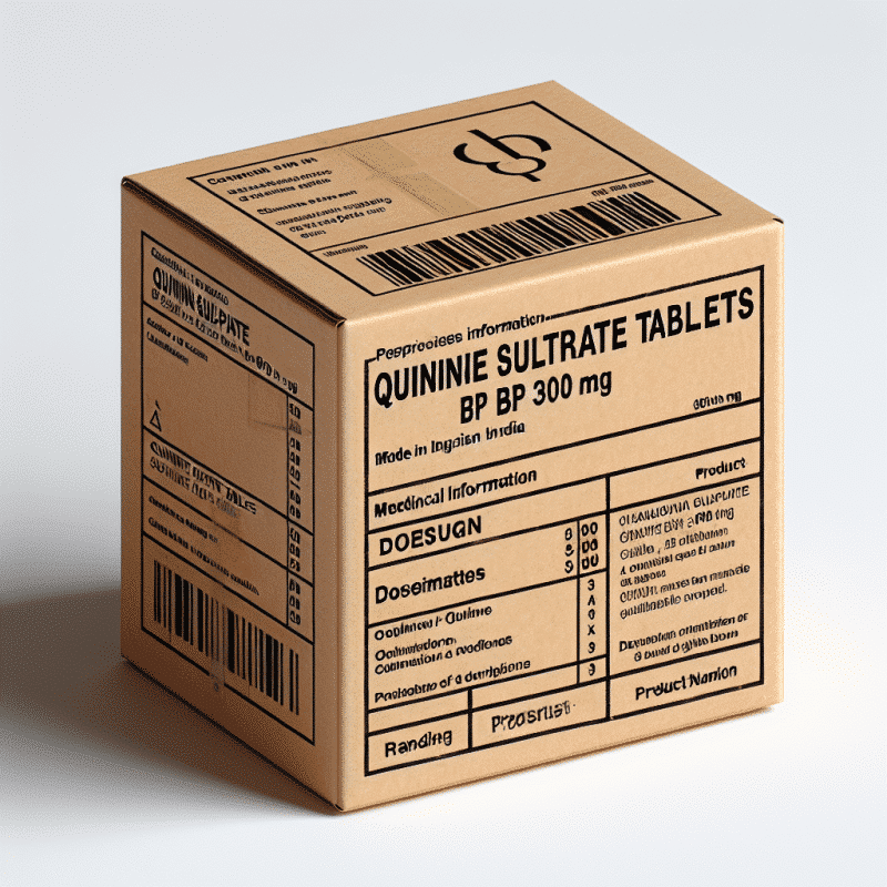 Quinine Sulphate Tablets BP 300 mg - ẤN ĐỘ