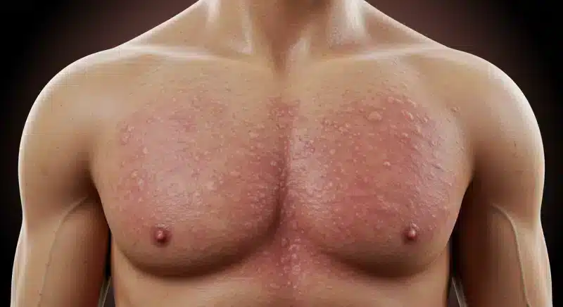 Phát ban ở ngực (vú) là gì? Nguyên nhân, chẩn đoán và điều trị phát ban ở ngực